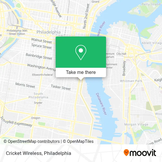 Cricket Wireless map
