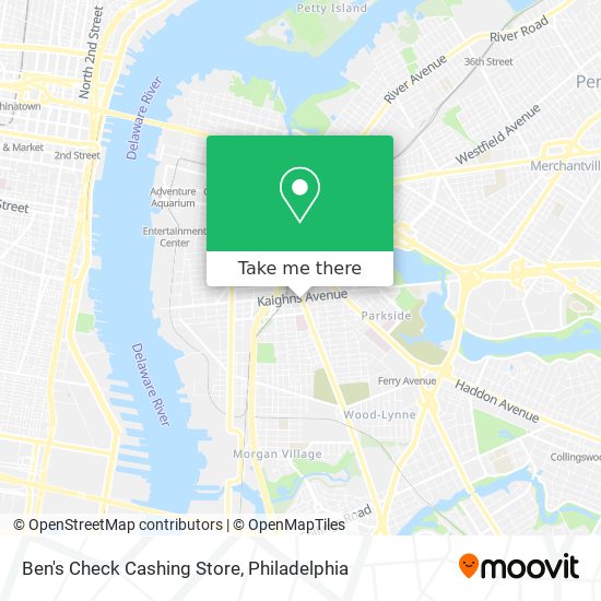 Ben's Check Cashing Store map