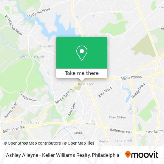 Mapa de Ashley Alleyne - Keller Williams Realty