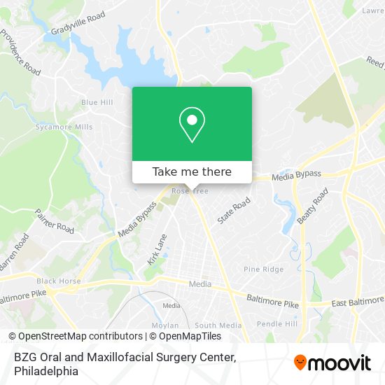 BZG Oral and Maxillofacial Surgery Center map