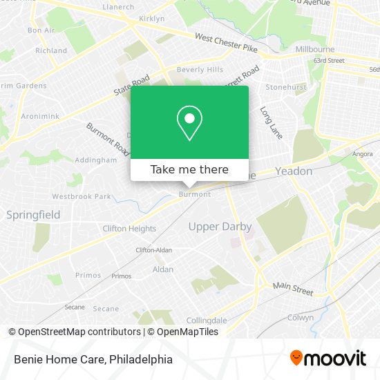 Benie Home Care map