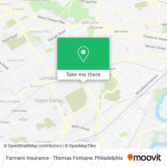 Mapa de Farmers Insurance - Thomas Fontaine