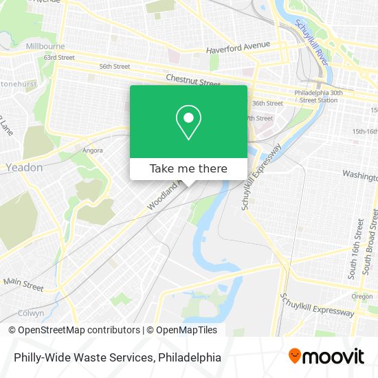 Philly-Wide Waste Services map