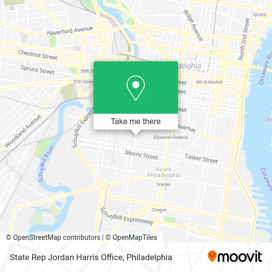 State Rep Jordan Harris Office map
