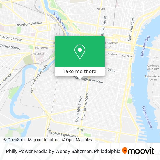 Philly Power Media by Wendy Saltzman map