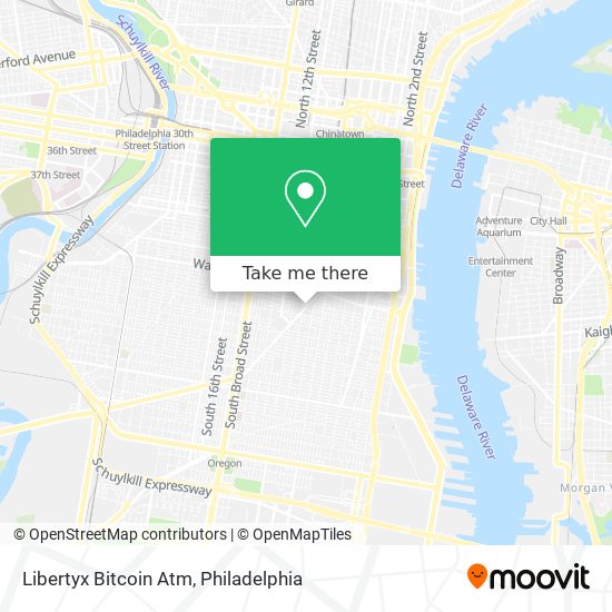 Mapa de Libertyx Bitcoin Atm