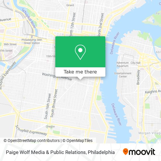 Paige Wolf Media & Public Relations map