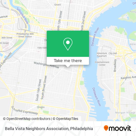 Mapa de Bella Vista Neighbors Association