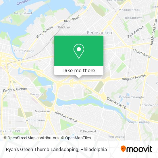 Mapa de Ryan's Green Thumb Landscaping