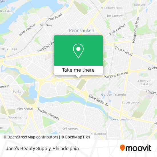 Jane's Beauty Supply map