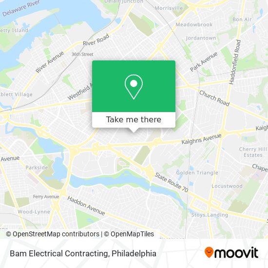 Bam Electrical Contracting map