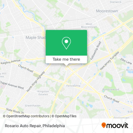 Rosario Auto Repair map