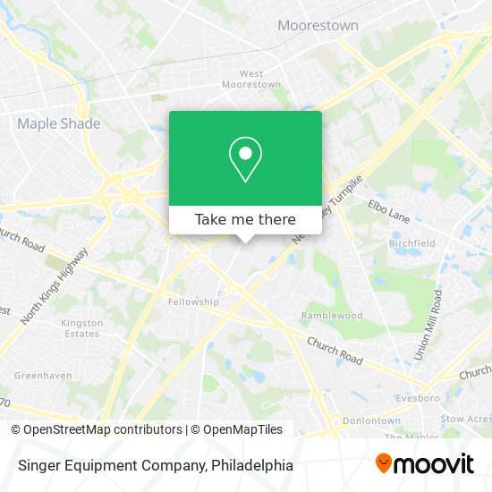 Singer Equipment Company map