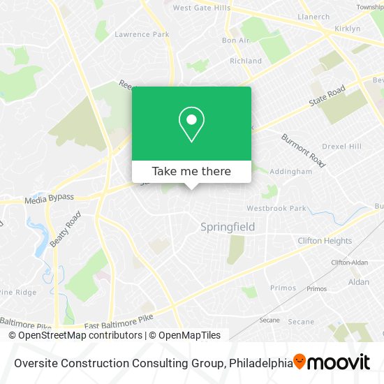 Mapa de Oversite Construction Consulting Group