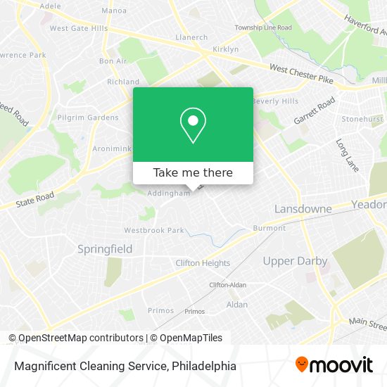 Magnificent Cleaning Service map