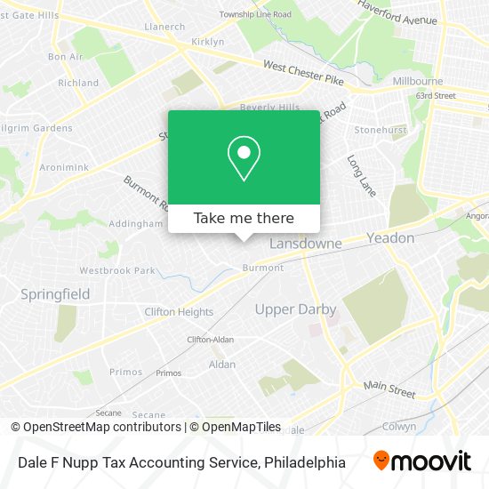 Dale F Nupp Tax Accounting Service map