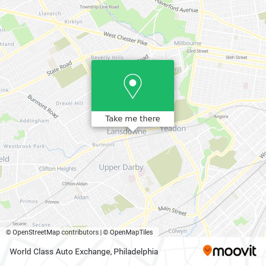 World Class Auto Exchange map