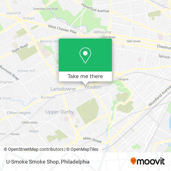 Mapa de U-Smoke Smoke Shop