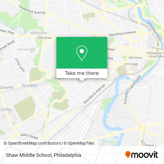 Mapa de Shaw Middle School