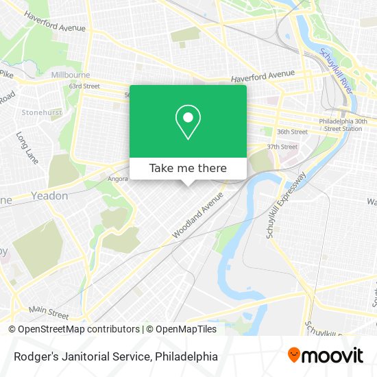 Rodger's Janitorial Service map