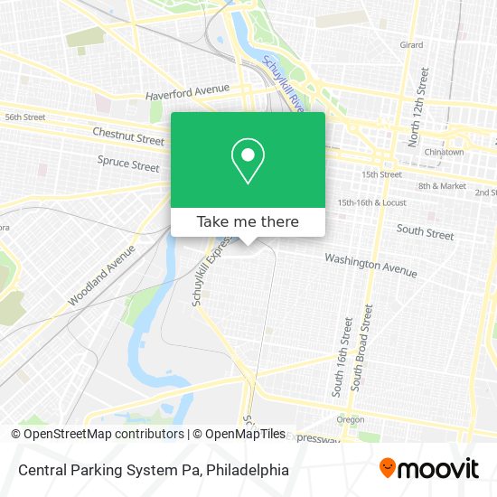 Central Parking System Pa map