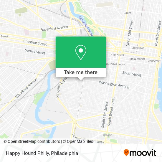 Happy Hound Philly map