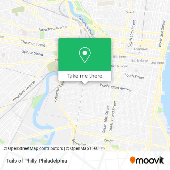 Tails of Philly map