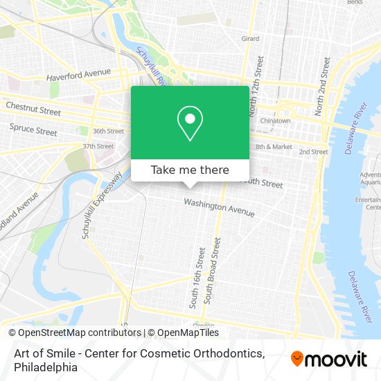 Mapa de Art of Smile - Center for Cosmetic Orthodontics