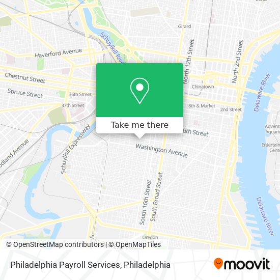 Philadelphia Payroll Services map