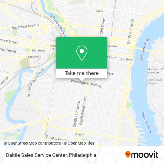 Daltile Sales Service Center map