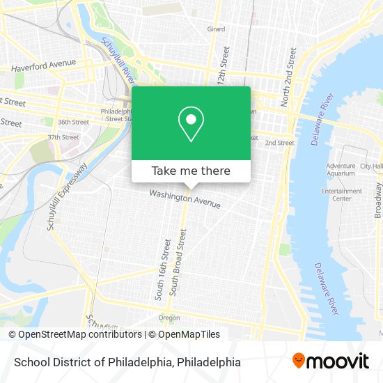 Mapa de School District of Philadelphia