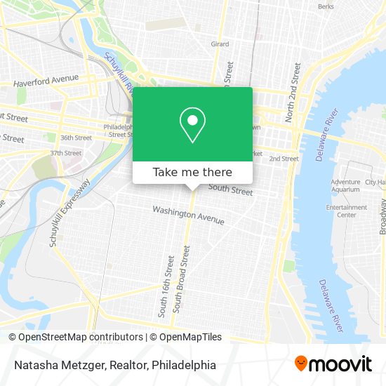 Natasha Metzger, Realtor map