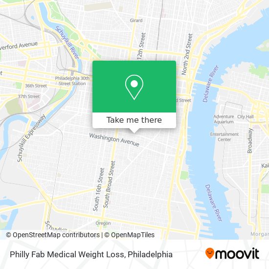 Philly Fab Medical Weight Loss map