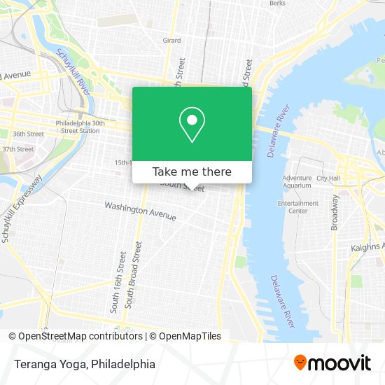 Teranga Yoga map