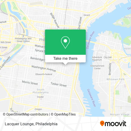 Lacquer Lounge map