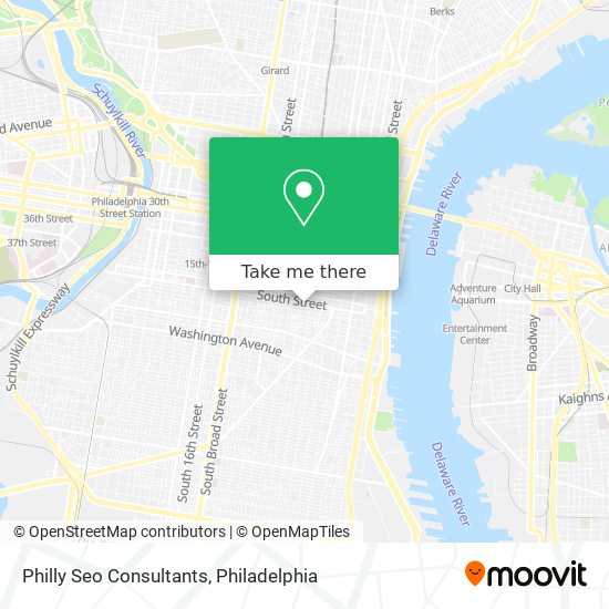 Mapa de Philly Seo Consultants