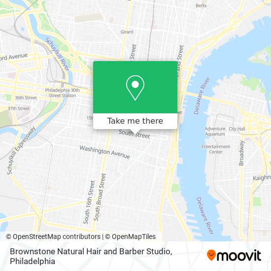 Mapa de Brownstone Natural Hair and Barber Studio