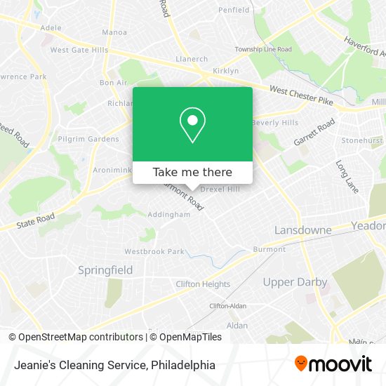 Mapa de Jeanie's Cleaning Service