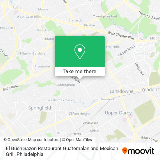 El Buen Sazón Restaurant Guatemalan and Mexican Grill map