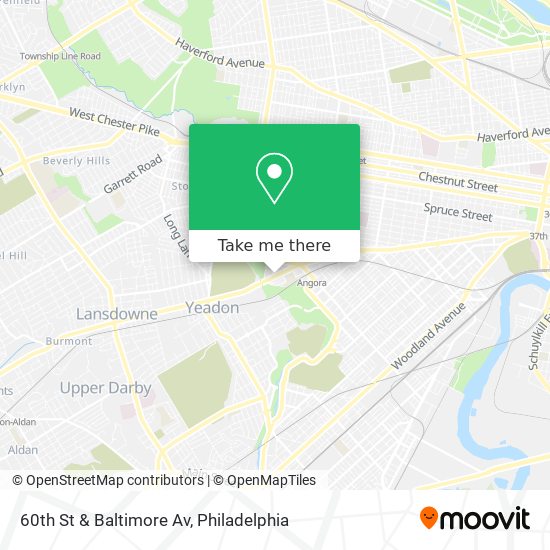 60th St & Baltimore Av map