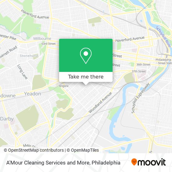 Mapa de A'Mour Cleaning Services and More