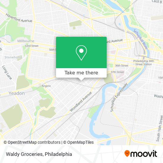 Waldy Groceries map