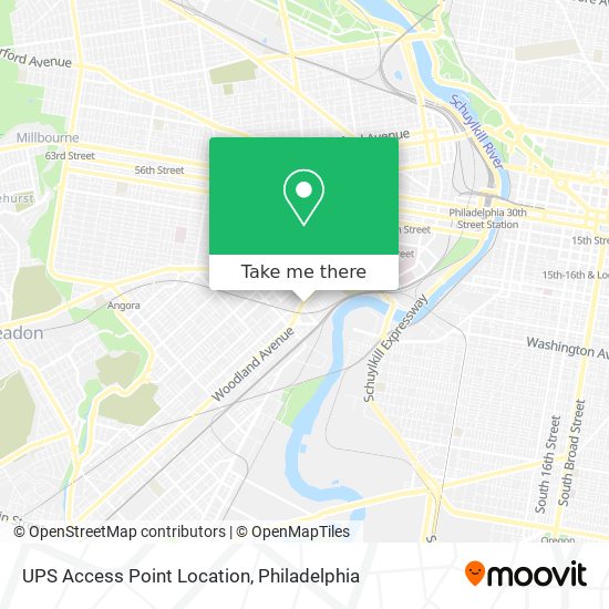 Mapa de UPS Access Point Location