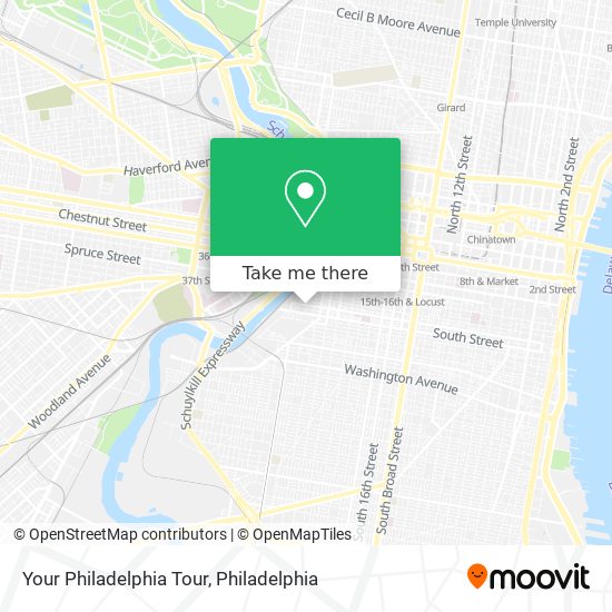 Mapa de Your Philadelphia Tour