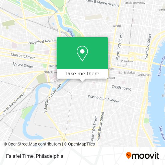 Falafel Time map