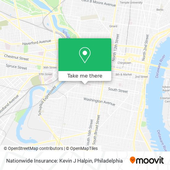 Mapa de Nationwide Insurance: Kevin J Halpin