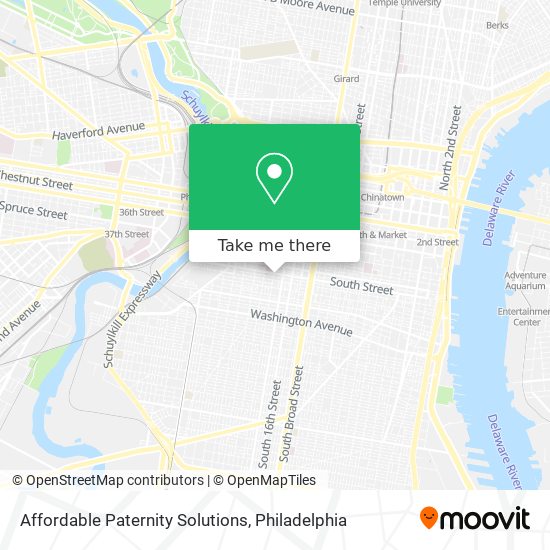 Affordable Paternity Solutions map
