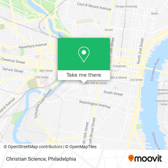 Christian Science map