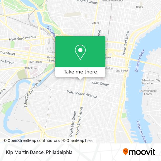 Kip Martin Dance map