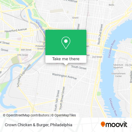 Crown Chicken & Burger map